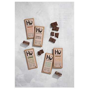 Hu Cashew Butter Milk Chocolate Bar, Fair Trade, Kosher, USDA Certified Organic, Gluten Free, 2.1 Ounce (Pack of 6)