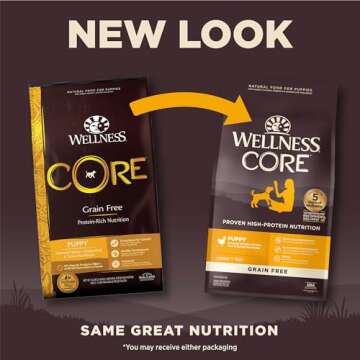Wellness CORE Grain-Free Puppy Food High Protein Chicken & Turkey