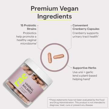 Rae Wellness Vaginal Probiotics for Women's Health
