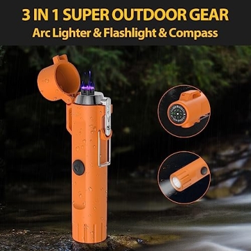 CAREVER 3-in-1 LED Lighter for Outdoor Adventures