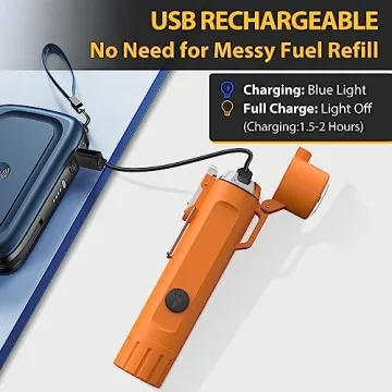 CAREVER 3-in-1 LED Lighter for Outdoor Adventures