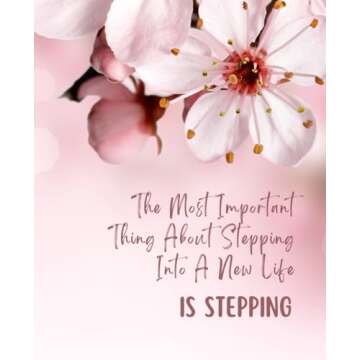 Inspiration Quote Composition Notebook: Pink and Brown Lined Journal, 110 pages, 7.5 x 9.25 inches