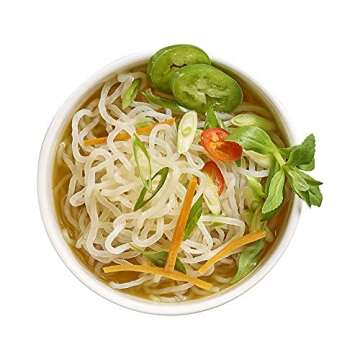 Miracle Noodle Vegan Pho Konjac Shirataki Noodles - Ready to Eat Plant Based Vietnamese, Gluten Free...