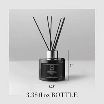 Hotel Collection My Way Reed Diffuser Set Luxury Aromatherapy Diffuser Leather Cardamom Lemon Sandal...