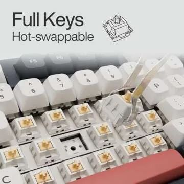 GK GAMAKAY TK101 Wireless Mechanical Keyboard with RGB