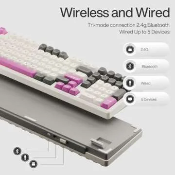 GK GAMAKAY TK101 Wireless Mechanical Keyboard with RGB