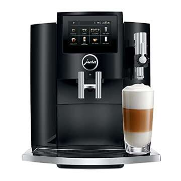 Jura S8 Automatic Coffee and Espresso Machine Bundle with Cleaning Tablets and Filter Cartridges