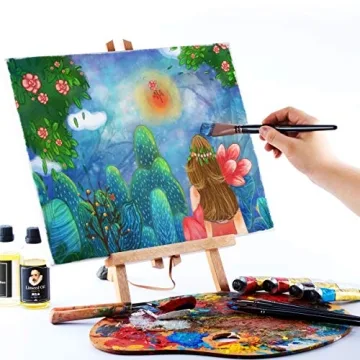 Transon 12-Piece Artist Paint Brush Set for All Mediums