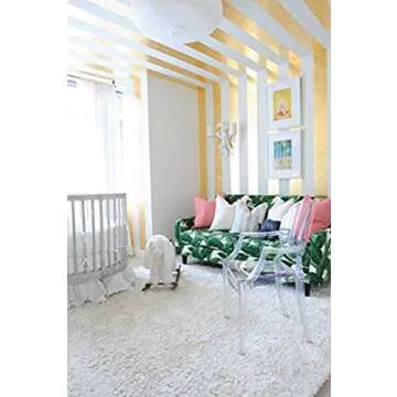 2xhome Set of 2 Clear Louis Ghost Dining Armchairs Polycarbonate Acrylic Transparent Crystal Chair with Arms Glass Modern Mid Century Victorian See Through for Desk Kitchen