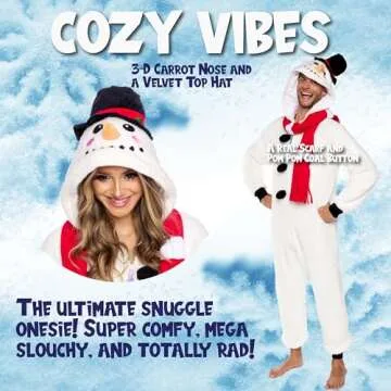 Funziez! Sherpa Onesie for Adults - Cozy Animal Costume