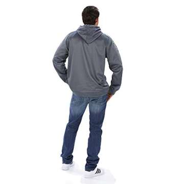 NFL Los Angeles Chargers Men's Pullover Hoodie, Gray, Medium