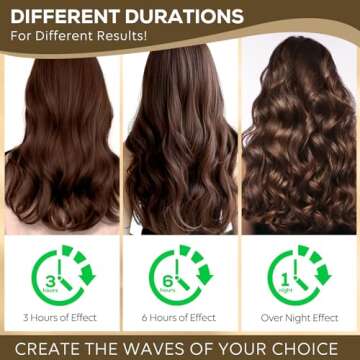 FSLHCY Heatless Hair Curlers for Gorgeous Overnight Curls