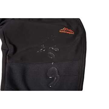 BenBoy Women's Outdoor Waterproof Windproof Fleece Slim Cargo Snow Ski Hiking Pants,Black Medium