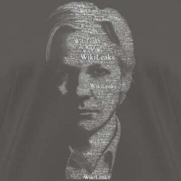 Spreadshirt WikiLeaks Typographical Julian Assange Women's T-Shirt