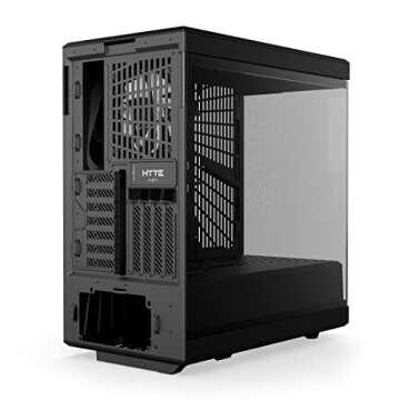 HYTE Y40 S-Tier Aesthetic Case ATX Mid Tower Computer Gaming Case - Black