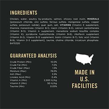 Purina Pro Plan Sensitive Skin and Sensitive Stomach Cat Food Wet Pate, Grain Free Chicken Entree - (Pack of 24) 3 oz. Cans