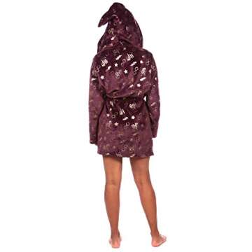 Harry Potter Womens' Robe Purple Large