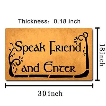 Funny DEW XIA Welcome Mats for All Occasions