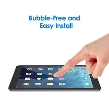 JETech Screen Protector for iPad (9.7-Inch, 2018/2017 Model, 6th/5th Generation), iPad Air 1, iPad Air 2, iPad Pro 9.7-Inch, Tempered Glass Film