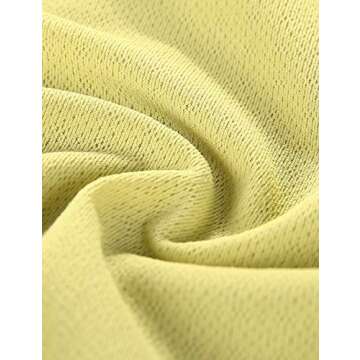 Stylish CRZ YOGA High Neck Longline Sports Bra in Lemon