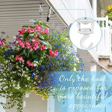 Hotop Ceiling Hooks for Hanging Plants and Decor