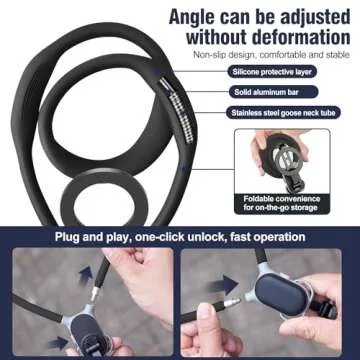 Yolycen Neck Phone Holder: Magnetic Hands-Free Solution