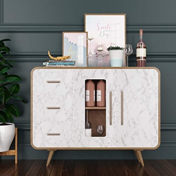 Matte Marble Peel Stick Countertop Cover Waterproof Durable