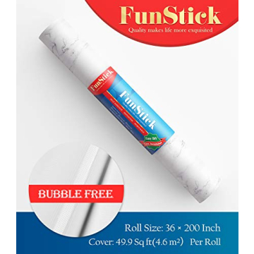 Matte Marble Peel Stick Countertop Cover Waterproof Durable