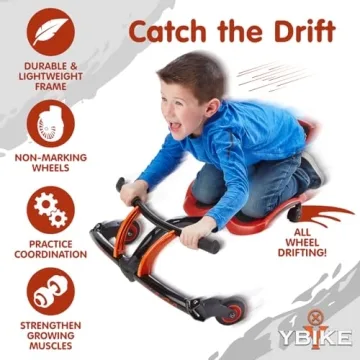 YBIKE Leap Ride On Toy for Kids Ages 4 to 9