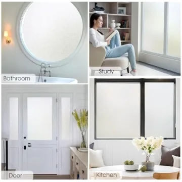 Coavas Window Privacy Film - Easy UV Blocking Solution for Homes