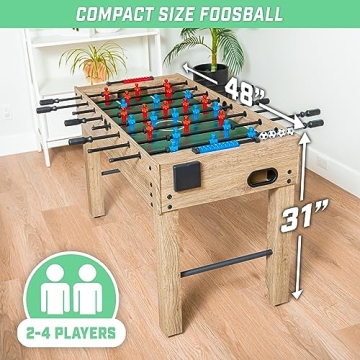 GoSports 48 Inch Foosball Table - Fun for All Ages