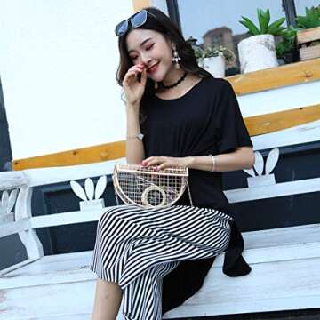 LETODE Women's Personality Features Semicircular Geometric Evening Bag Shoulder Horizontal Bag, Clutch Cage Bag (GOLD 02)