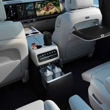 Ginsco Car Trash Can with Lid, 2 Pack Mini Car Cup Holder, Leakproof, Multi-use (Black)