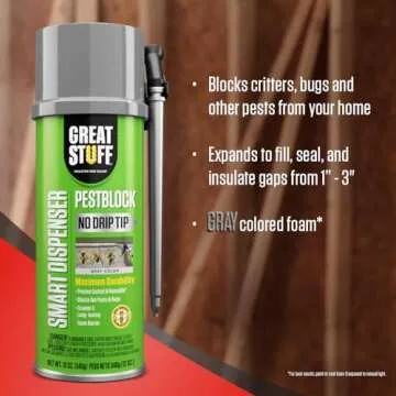 Great Stuff Pestblock Foam Sealant for DIY Projects