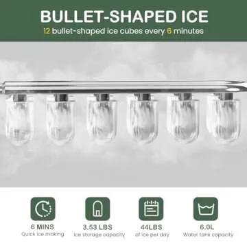 Nugget Ice Maker - Fast, Compact & Convenient Ice Solution