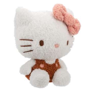 Hello Kitty and Friends 8" Velveteen Plush - Officially Licensed Sanrio - Cute Soft Doll Stuffed Animal Toy Figure - Easter Basket Stuffer Gift for Kids, Boys, Girls - 2+