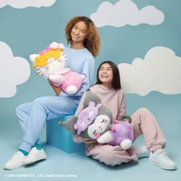 Hello Kitty and Friends 8" Velveteen Plush - Officially Licensed Sanrio - Cute Soft Doll Stuffed Animal Toy Figure - Easter Basket Stuffer Gift for Kids, Boys, Girls - 2+