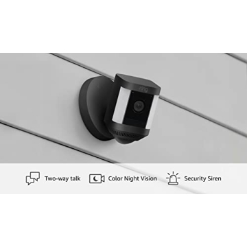 Ring Spotlight Cam Plus Wired Security Camera - HD Video and More