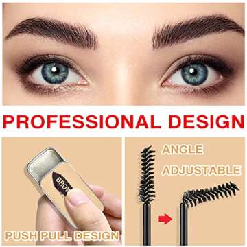 Eyebrow Soap Kit for Natural and Long Lasting Brows