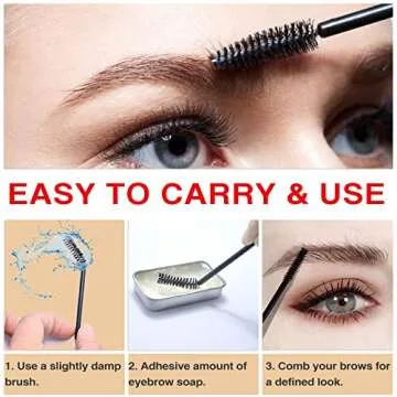 Eyebrow Soap Kit for Natural and Long Lasting Brows