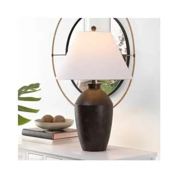 SAFAVIEH Rani Rustic Table Lamp with LED Bulb