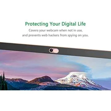 CloudValley Ultra-Thin Webcam Cover for Privacy Protection