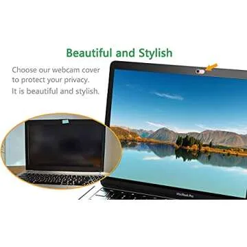 CloudValley Ultra-Thin Webcam Cover for Privacy Protection