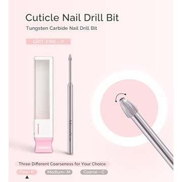 MelodySusie Cuticle Cleaner Drill Bit - Pro Nail Tool