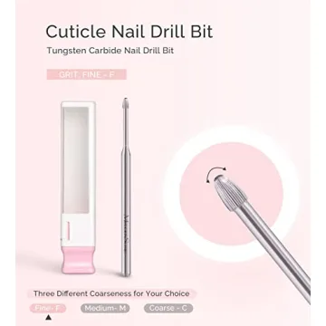 MelodySusie Cuticle Cleaner Drill Bit - Pro Nail Tool