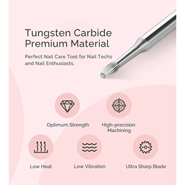 MelodySusie Cuticle Cleaner Drill Bit - Pro Nail Tool