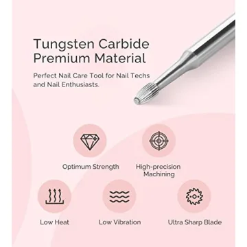 MelodySusie Cuticle Cleaner Drill Bit - Pro Nail Tool