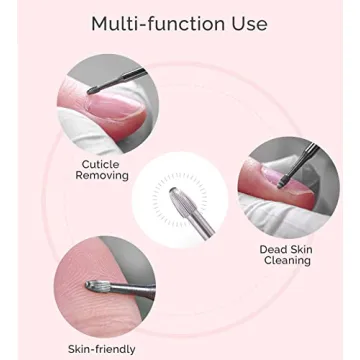 MelodySusie Cuticle Cleaner Drill Bit - Pro Nail Tool