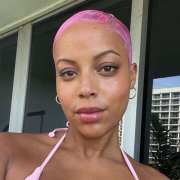 oVertone Haircare Color Depositing Conditioner - 8 oz Semi Permanent Hair Color with Shea Butter & Coconut Oil - Temporary Hair Color Dye - Vegan, Cruelty-Free - Pastel Pink