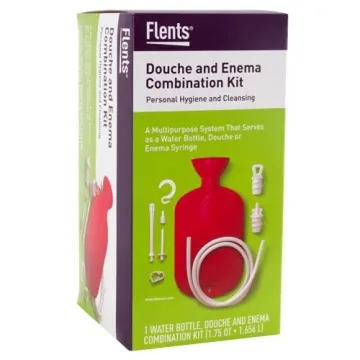 Flents Douche and Enema Kit for Men and Women, 1.75 Quart Capacity